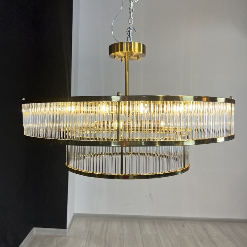 Люстра на штанге Imperiumloft RH Marais Round Chandelier D80 40,2668 в Нижнем Новгороде фото 5
