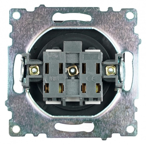 Розетка без заземления и со шторкой, без рамки Stekker Катрин 39609 в Нижнем Новгороде фото 5