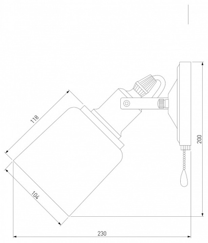 Бра Eurosvet Astor 70111/1 черный в Нижнем Новгороде фото 2