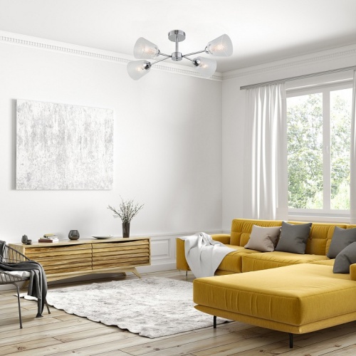 Люстра на штанге Escada 1104 1104/4P Chrome в Нижнем Новгороде фото 3