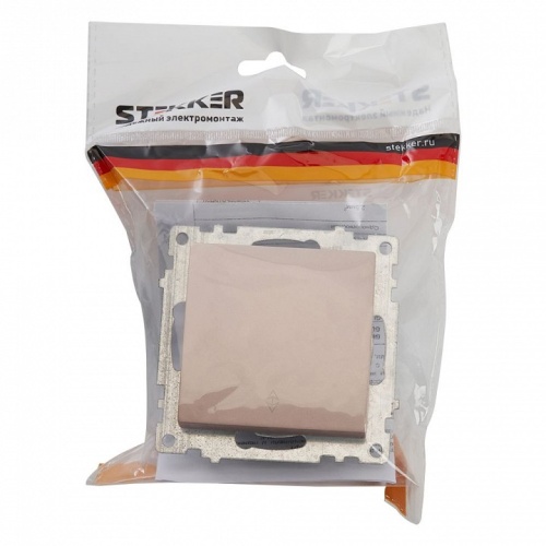 Переключатель одноклавишный без рамки Stekker Катрин 39590 в Нижнем Новгороде фото 5