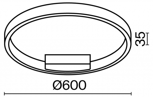 Накладной светильник Maytoni Halo MOD058CL-L35BSK в Нижнем Новгороде фото 5