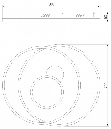 Накладной светильник Eurosvet Caroline 90256/1 белый в Нижнем Новгороде фото 3