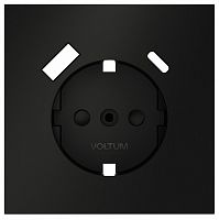 Накладка для розетки с заземлением и со шторками и 2хUSB type A и C Voltum S70 VLS001008 в Нижнем Новгороде