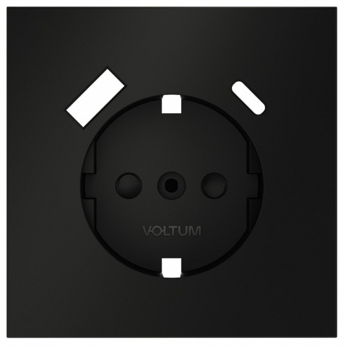 Накладка для розетки с заземлением и со шторками и 2хUSB type A и C Voltum S70 VLS001008 в Нижнем Новгороде