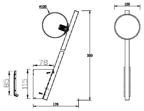 Бра Maytoni Kazimir MOD175WL-01B в Дзержинске фото 6