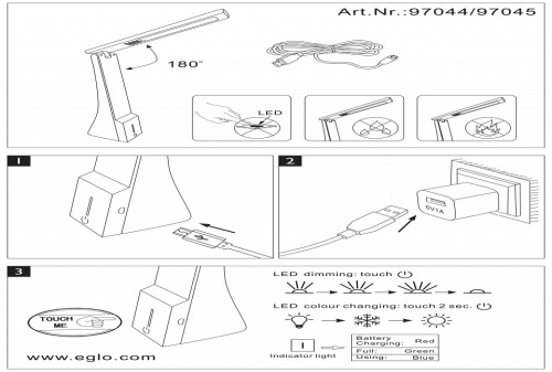 Настольная лампа офисная Eglo La Seca 97044 в Нижнем Новгороде фото 2