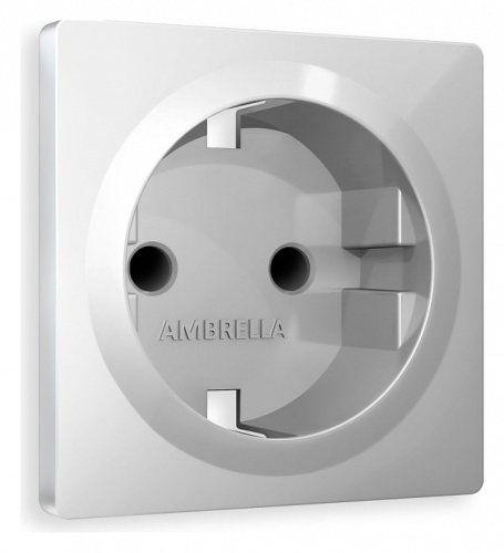 Накладка для розетки с заземлением и со шторками Ambrella Volt ALFA AP4070 в Нижнем Новгороде