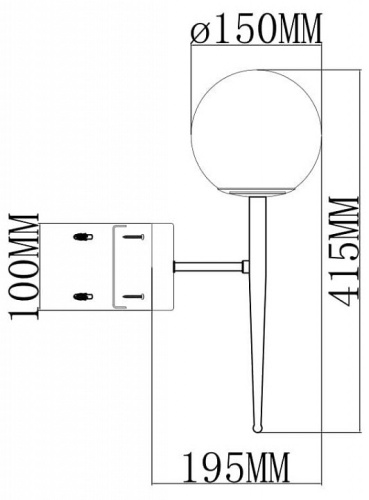 Бра Moderli Scrumbel V11562-1W в Нижнем Новгороде фото 4