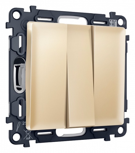 Выключатель трехклавишный без рамки Ambrella Volt ALFA MA605010 в Нижнем Новгороде