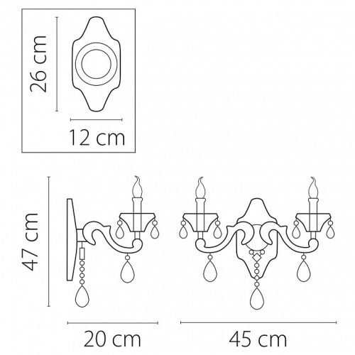 Бра Osgona Ampollo 786622 в Нижнем Новгороде фото 4