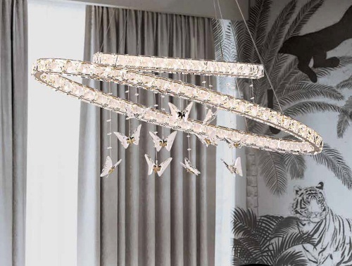 Подвесной светильник Newport 8120 8120/120 oval chrome в Нижнем Новгороде фото 2