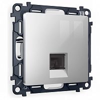 Розетка Ethernet RJ-45 и со шторками, без рамки Ambrella Volt ALFA MA412005 в Нижнем Новгороде