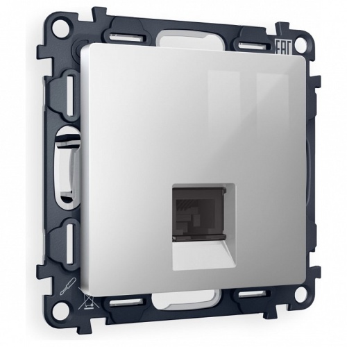 Розетка Ethernet RJ-45 и со шторками, без рамки Ambrella Volt ALFA MA412005 в Нижнем Новгороде