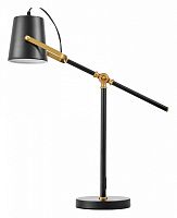 Настольная лампа офисная LUMINA DECO FELA LDT 7733-1 BK+MD в Нижнем Новгороде