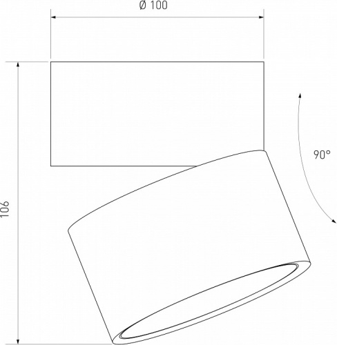 Накладной светильник Elektrostandard Klips a063936 в Нижнем Новгороде фото 2