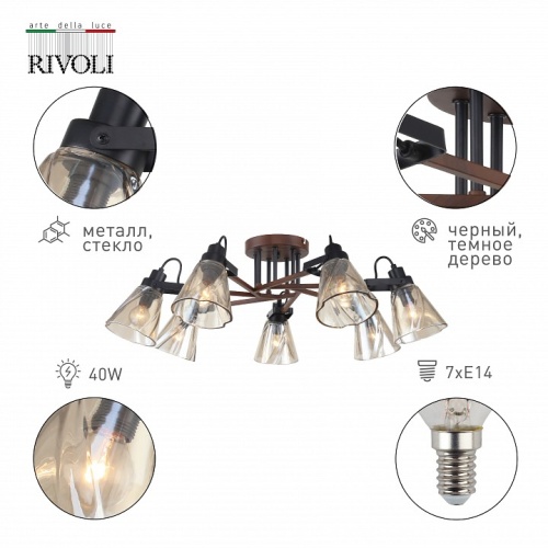 Потолочная люстра Rivoli Clarissa Б0055508 в Нижнем Новгороде фото 4