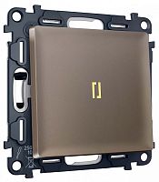 Выключатель самовозвратный одноклавишный с подсветкой, без рамки Ambrella Volt MA MA632050 в Нижнем Новгороде