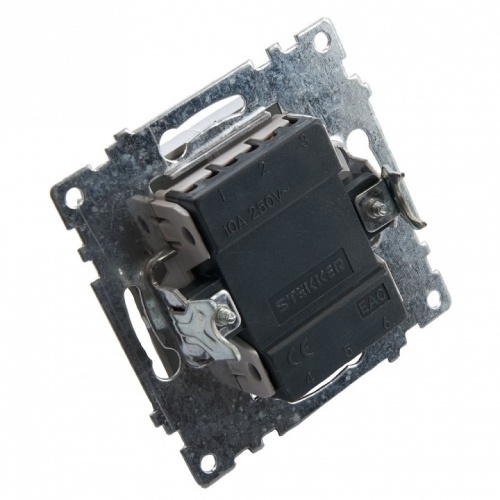 Выключатель одноклавишный с подсветкой без рамки Stekker Катрин 39591 в Нижнем Новгороде фото 3