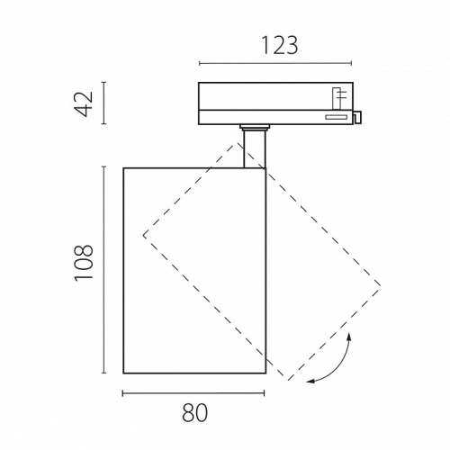 Светильник на штанге Lightstar Alta Base A5336QT в Нижнем Новгороде фото 2
