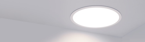 Светильник DL-EDGE-R400-34W Warm3000 (WH, 115 deg, 230V) (Arlight, IP40 Металл, 3 года) в Качканаре фото 3