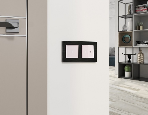 Выключатель самовозвратный одноклавишный с подсветкой, без рамки Ambrella Volt MA MA202055 в Нижнем Новгороде фото 4