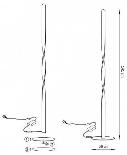 Торшер Lightstar Torino 615719 в Нижнем Новгороде фото 3