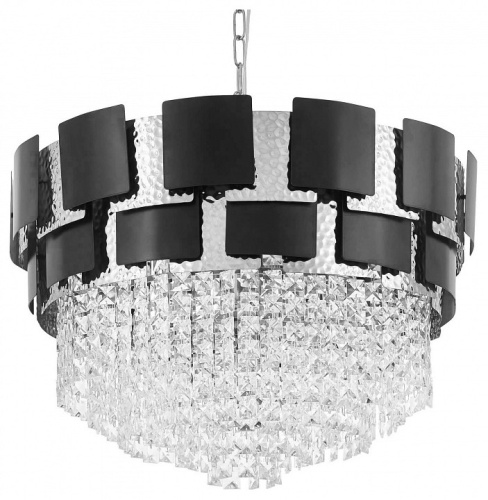 Подвесная люстра LUMINA DECO MOLINA LDP 7045-600 BK+CHR в Нижнем Новгороде