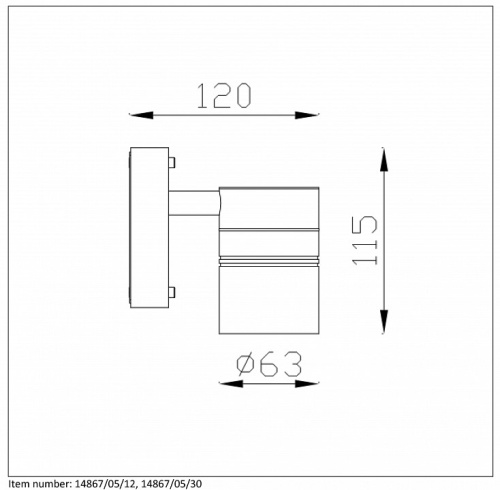 Светильник на штанге Lucide Arne-Led 14867/05/12 в Нижнем Новгороде фото 2