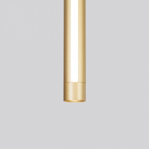 Подвесной светильник Eurosvet Strong 50189/1 LED матовое золото в Ртищево фото 2