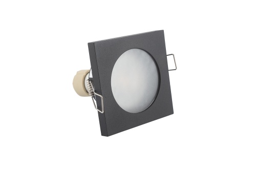 DK3015-BK Встраиваемый светильник влагозащ., IP 44, 50 Вт, GU10, черный, алюминий в Магнитогорске фото 5