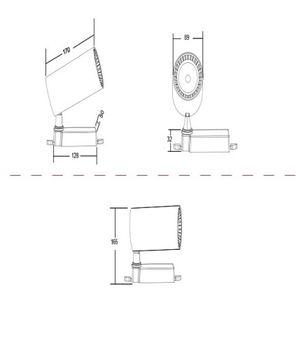 Светильник на штанге Maytoni Vuoro TR003-1-40W3K-B в Коркино фото 3