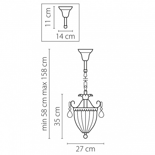 Подвесной светильник Osgona Schon 790031 в Нижнем Новгороде фото 4