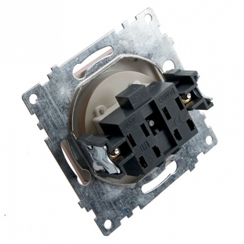 Розетка без заземления и со шторкой, без рамки Stekker Катрин 39595 в Нижнем Новгороде фото 5