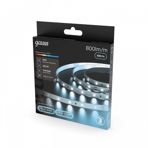 Лента светодиодная Gauss  23637042006 в Нижнем Новгороде фото 3