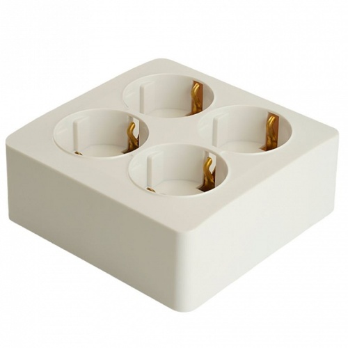 Розетка четверная с заземлением Stekker София 49310 в Нижнем Новгороде фото 6