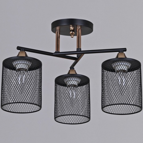 Люстра на штанге  91360-0.3-03 BK+FG в Нижнем Новгороде фото 4