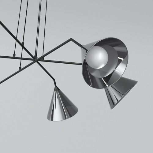 Подвесная люстра Eurosvet Enigma 70161/6 черный в Нижнем Новгороде фото 2