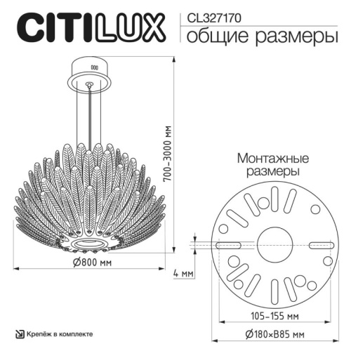 Бра Citilux TANNA CL253310 в Нижнем Новгороде фото 2