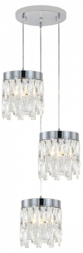 Подвесной светильник Indigo Anna 12029/3P Chrome в Нижнем Новгороде фото 4