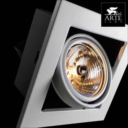 Встраиваемый светильник Arte Lamp Cardani Medio A5930PL-1WH в Саратове фото 2