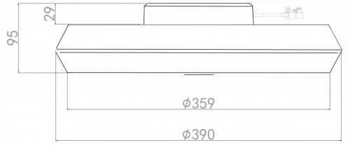 Накладной светильник Freya Cells FR10012CL-L24W в Ртищево фото 5