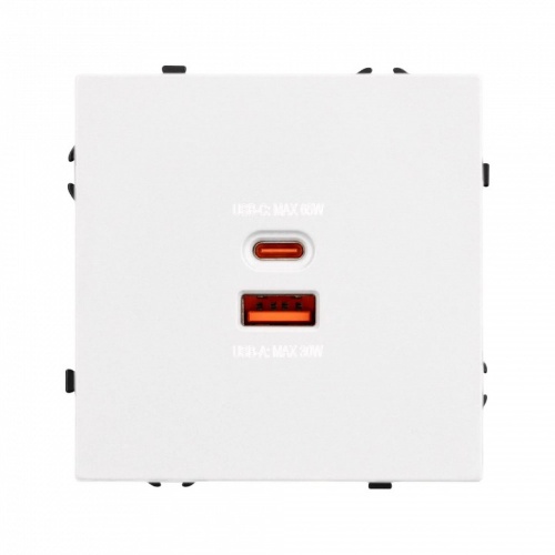 Розетка 2хUSB type A и C без рамки Arlight SCT 054316 в Нижнем Новгороде фото 3