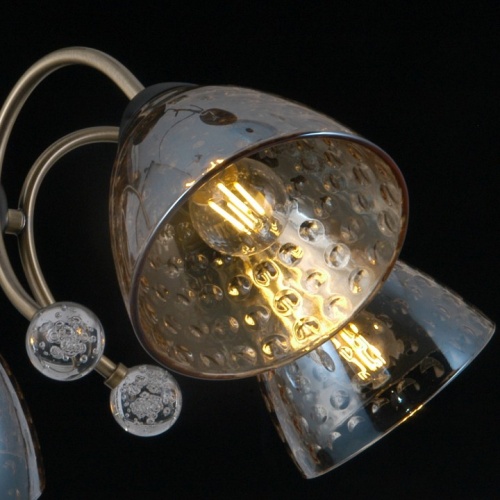 Люстра на штанге ILLUMICO  IL0230-5CSQ-29 BK AB в Нижнем Новгороде фото 2