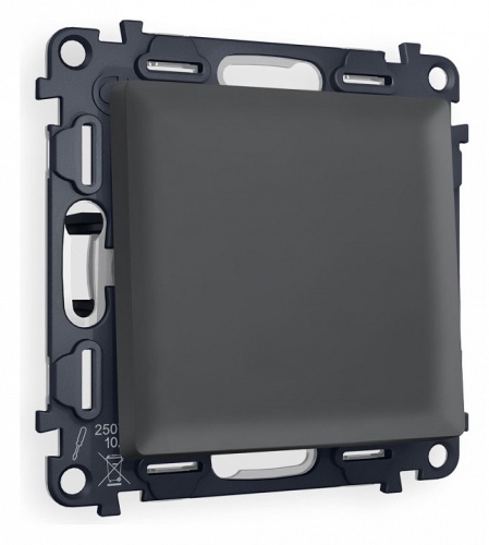 Выключатель перекрестный одноклавишный без рамки Ambrella Volt ALFA MA901030 в Нижнем Новгороде