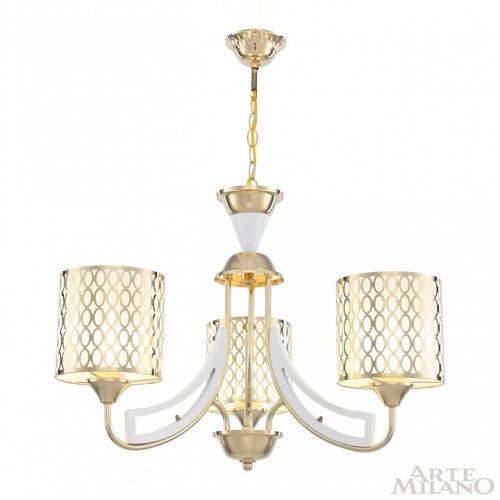Подвесная люстра Arte Milano Florentia-3387 303387/3 Wh/Gd в Нижнем Новгороде фото 8