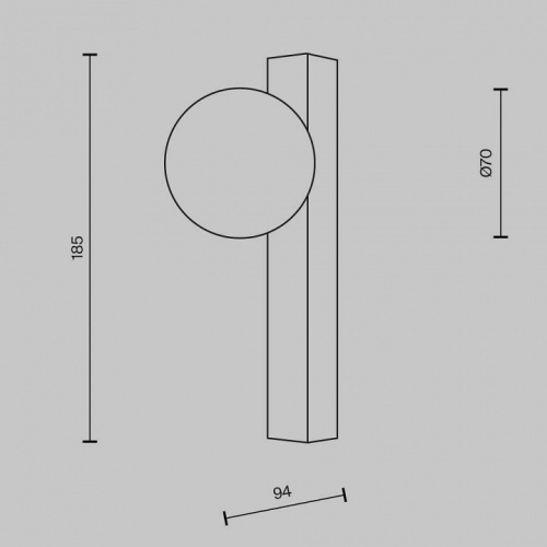Бра Maytoni Yora MOD464WL-L3BS3K в Нижнем Новгороде фото 2