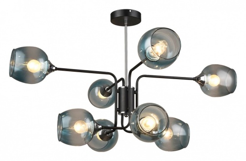 Люстра на штанге Imex 3564 MD.3564-8-S BK+CH в Нижнем Новгороде