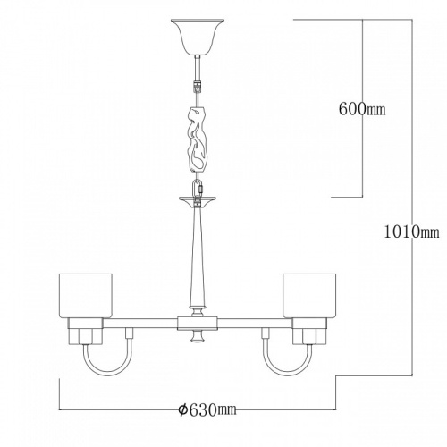 Подвесная люстра MW-Light Элла 18 483014906 в Белово фото 12