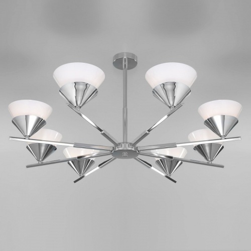 Люстра на штанге Eurosvet Rylee 70138/8 хром в Нижнем Новгороде фото 2